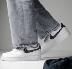 Nike Airforce Black Paisley