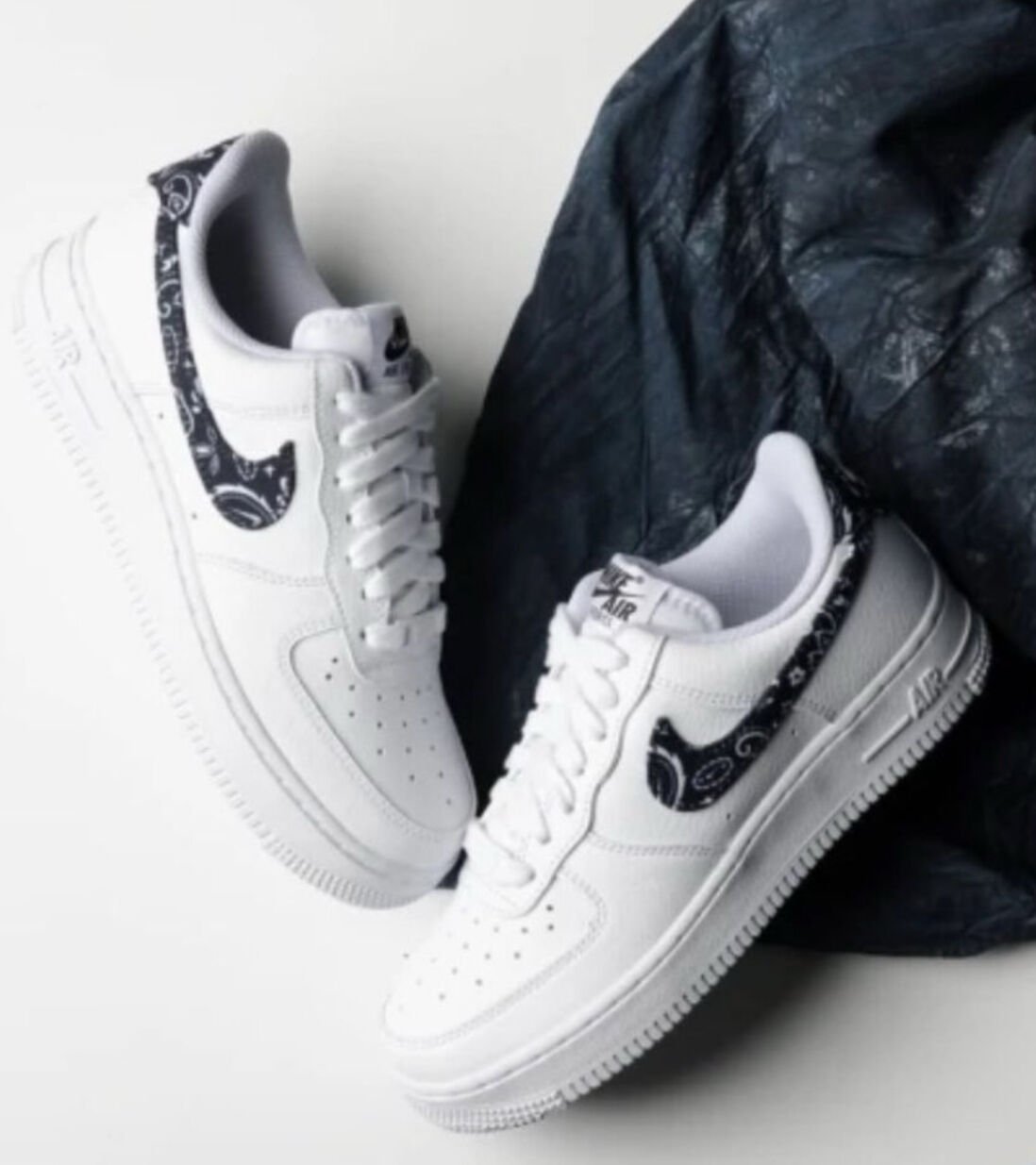 Nike Airforce Black Paisley